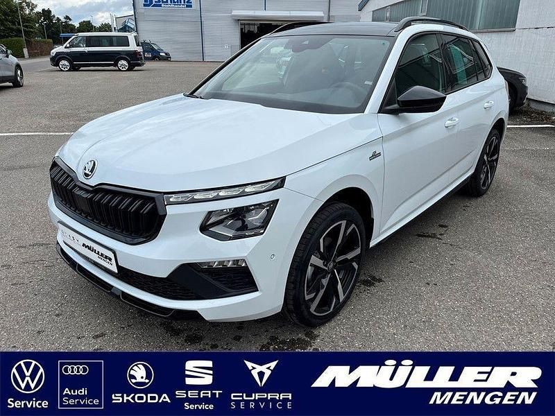 Moonweiss perleffekt Gebraucht 2024 Skoda Kamiq Monte Carlo SUV | 30.490 € (Teuer) - Bild 1/4
