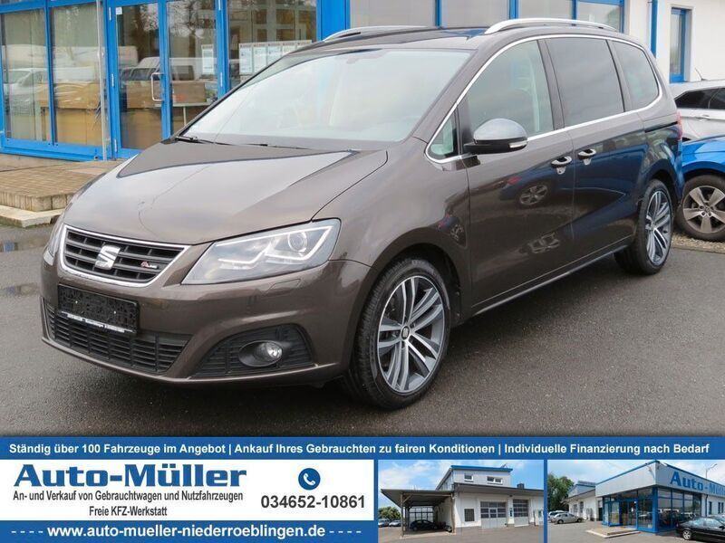 Eiche braun schwarz metallic Gebraucht 2018 Seat Alhambra FR-Line Van / Kleinbus | 22.950 € (Fairer Preis) - Bild 1/4