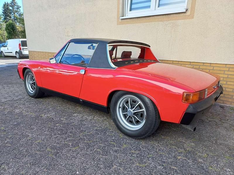 Rot Gebraucht 1973 Porsche 914 Cabrio | 28.899 € - Bild 1/4