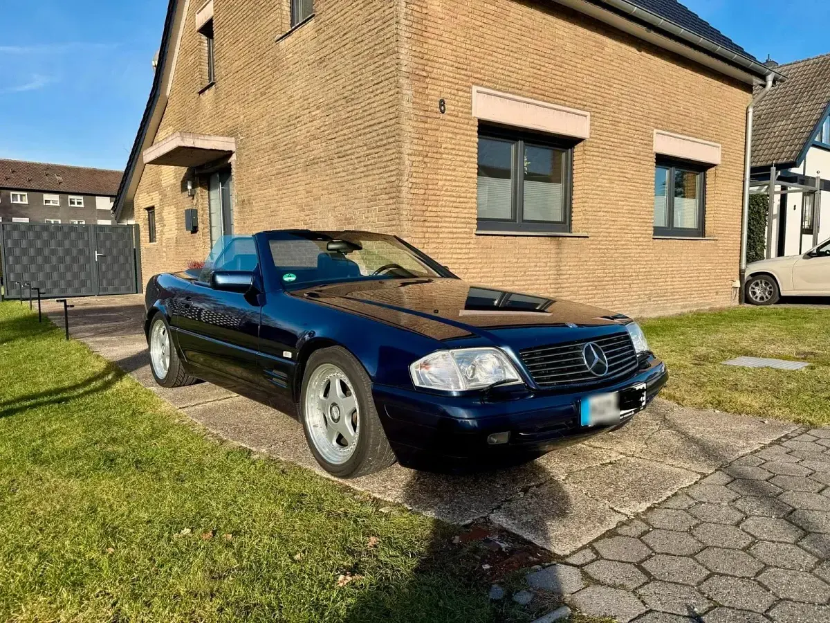 Gebraucht Mercedes SL320 224 PS (164 kW) 1997 Blau Cabrio