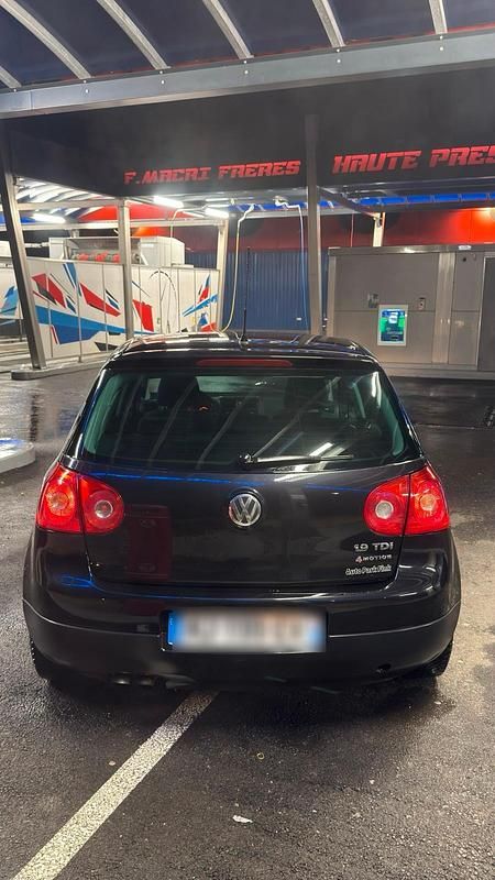 Gebraucht VW Golf V 2007 Schwarz Kleinwagen