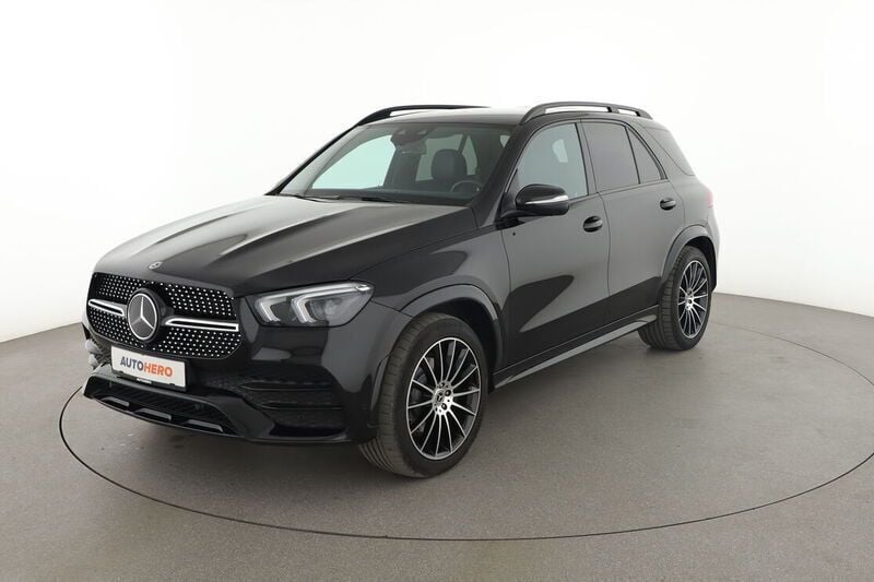 Schwarz Gebraucht 2021 Mercedes GLE400 AMG line SUV | 57.520 € - Bild 1/4
