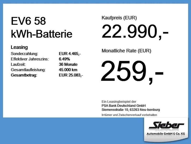 Gebraucht Kia EV6 125 kW (170 PS) 2022 Interstellar grau SUV