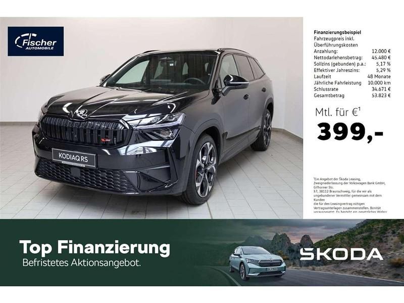 Schwarzmagic perleffekt Gebraucht 2025 Skoda Kodiaq RS SUV | 57.480 € (Fairer Preis) - Bild 1/4