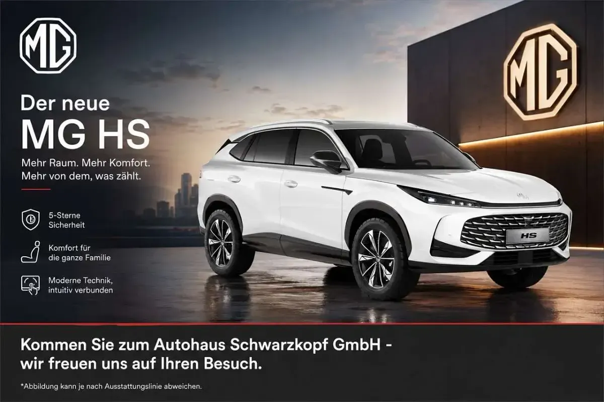 Neu MG HS Luxury 224 PS (164 kW) 2026 Weiß SUV
