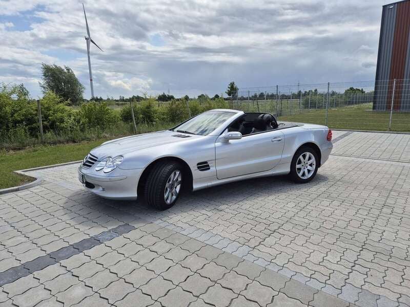 Silber Gebraucht 2003 Mercedes SL350 Cabrio | 20.500 € (Fairer Preis) - Bild 1/4