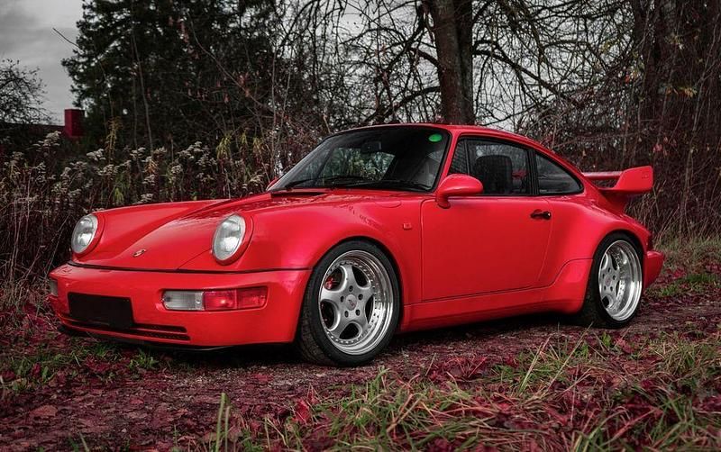 Brugt Porsche 964 250 HK (183 kW) 1990 Rød