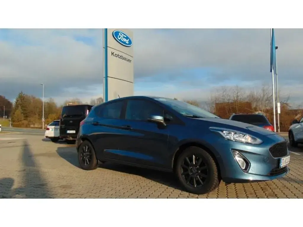 Gebraucht Ford Fiesta Cool & Connect 101 PS (74 kW) 2019 Chromablau metallic (metallic) Kleinwagen