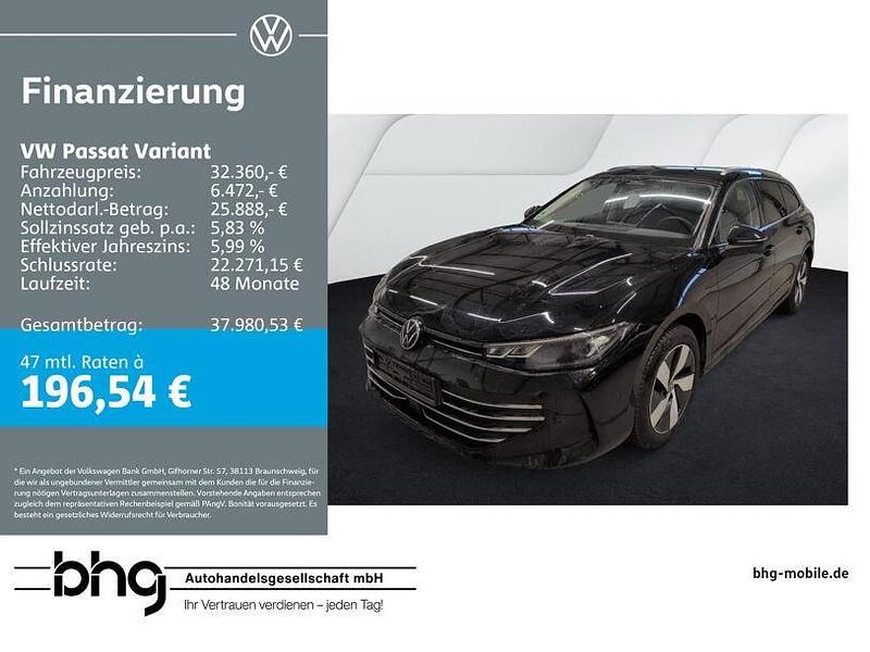 Gebraucht VW Passat Business 150 PS (110 kW) 2025 Schwarz Kombi