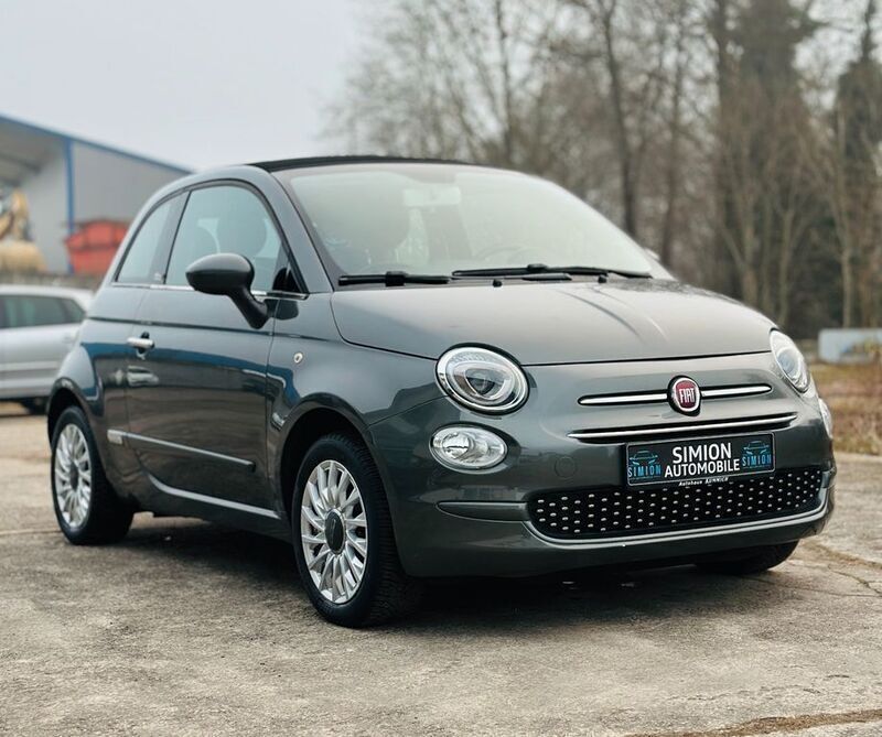 Grau Gebraucht 2019 Fiat 500 Lounge Kleinwagen | 8.990 € (Guter Preis) - Bild 1/4