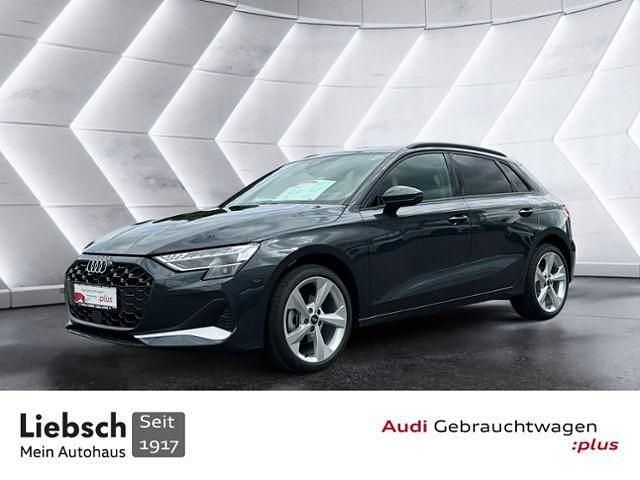 Grau Gebraucht 2024 Audi A3 Sportback Sport Limousine | 34.980 € (Fairer Preis) - Bild 1/4