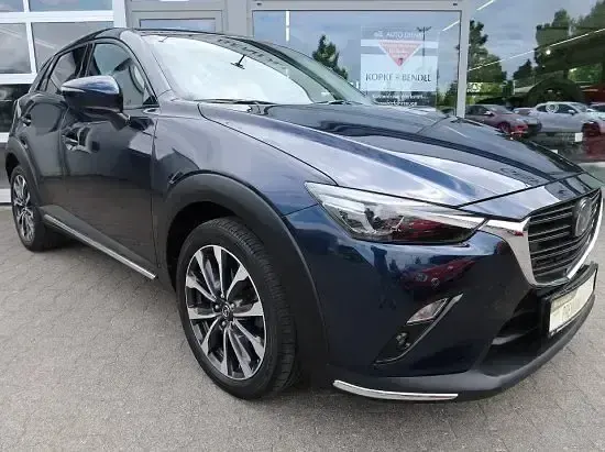Gebraucht Mazda CX-3 Sports-Line 121 PS (88 kW) 2019 Blau SUV
