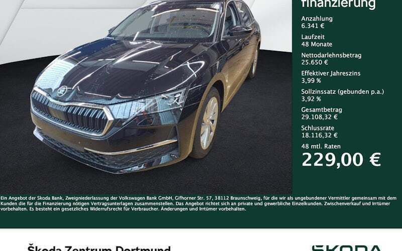 Schwarz Gebraucht 2024 Skoda Octavia Selection Kombi | 31.991 € (Fairer Preis) - Bild 1/4