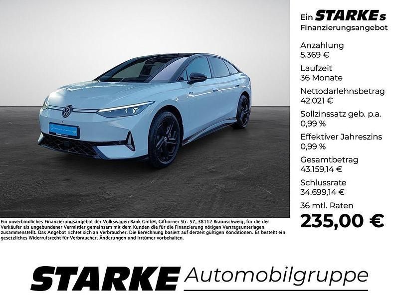 Weiß Gebraucht 2024 VW ID.7 GTX Limousine | 46.550 € - Bild 1/4