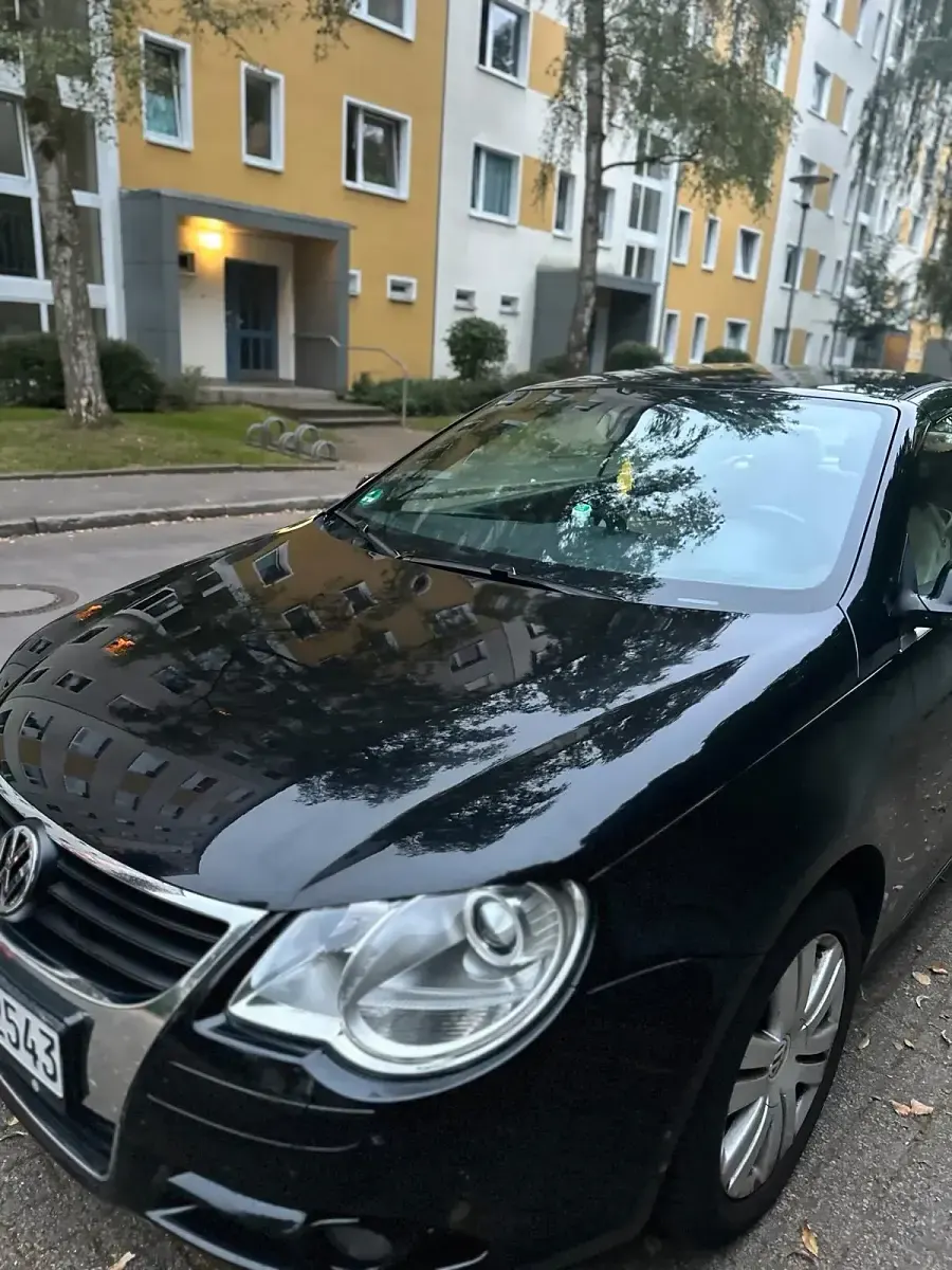 Brugt VW Eos Edition 122 HK (89 kW) 2008 Sort Cabriolet