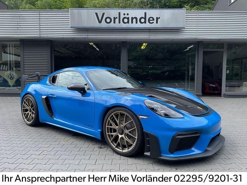 Blau Gebraucht 2022 Porsche Cayman GT4 Coupé | 164.718 € (Fairer Preis) - Bild 1/4