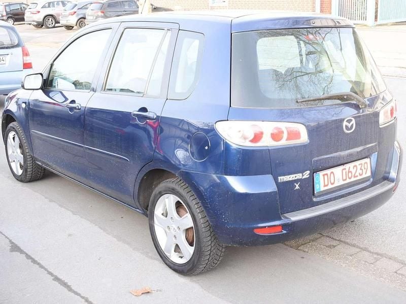 Gebraucht Mazda 2 Active 80 PS (58 kW) 2006 Ozeanblau metallic Kleinwagen
