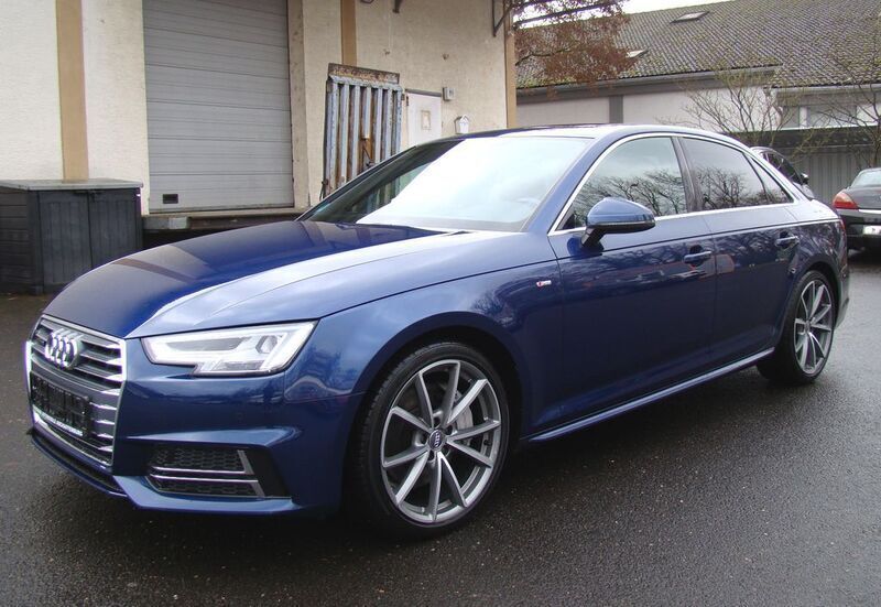 Blau Gebraucht 2017 Audi A4 S-Line Limousine | 19.900 € (Superpreis) - Bild 1/4