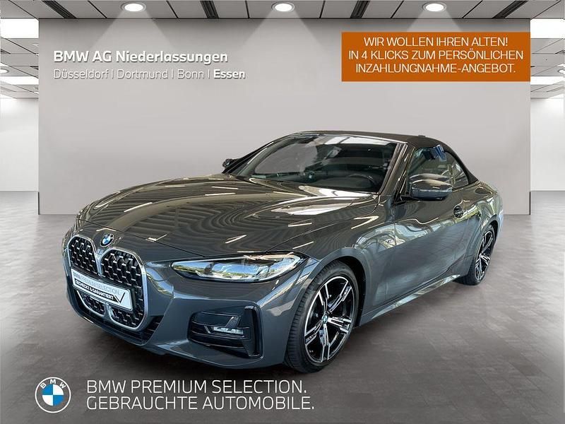 Grau Gebraucht 2022 BMW 420 M Sport Cabrio | 41.990 € (Fairer Preis) - Bild 1/4