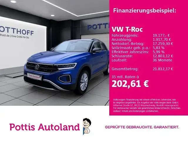 Gebraucht VW T-Roc Life 110 PS (80 kW) 2022 SUV