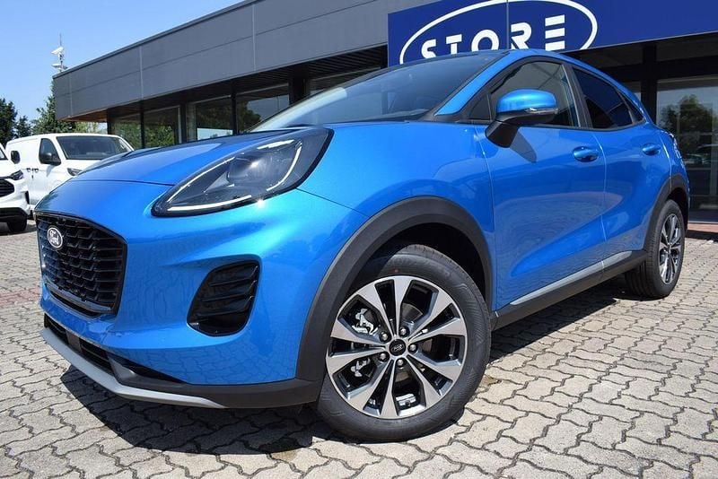 Digital aqua blue Neu 2025 Ford Puma Titanium SUV | 23.490 € (Superpreis) - Bild 1/4