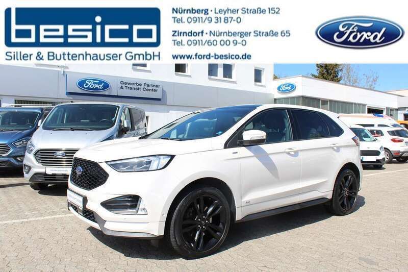 Arktisweiß metallic Gebraucht 2018 Ford Edge ST-Line SUV | 30.970 € (Etwas zu teuer) - Bild 1/4