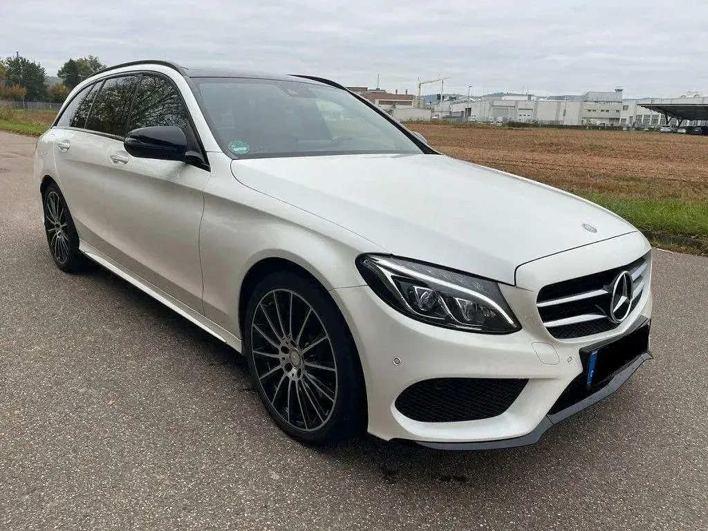 Gebraucht Mercedes C400 AMG line 333 PS (244 kW) 2015 Weiß Kombi