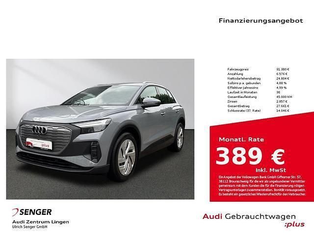 Kieselgrau Gebraucht 2022 Audi Q4 e-tron Comfort SUV | 31.380 € - Bild 1/3