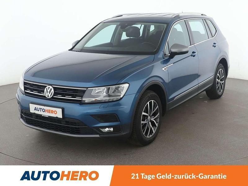 Blue silk Gebraucht 2018 VW Tiguan Allspace Comfortline SUV | 22.890 € (Superpreis) - Bild 1/3