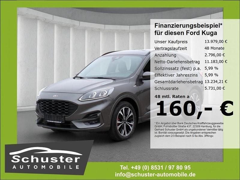 Metallic) (grau Gebraucht 2020 Ford Kuga ST-Line X SUV | 13.979 € - Bild 1/4