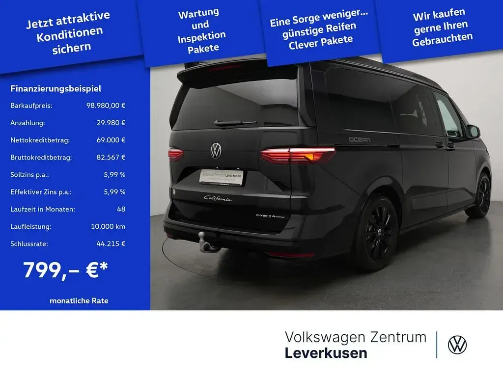 Neu VW T7 California 245 PS (180 kW) 2026 Deep black Van