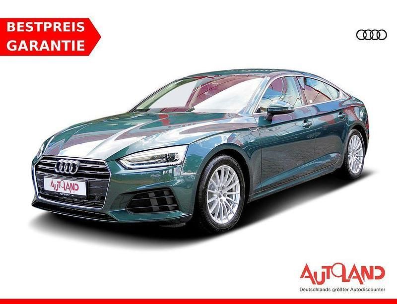 Grün Gebraucht 2017 Audi A5 Sportback Sport Limousine | 25.490 € (Fairer Preis) - Bild 1/4