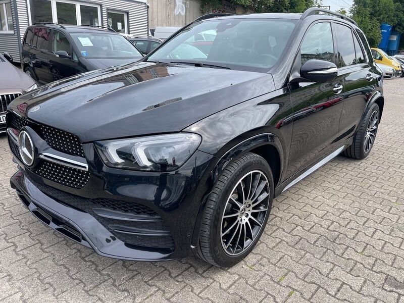 Schwarz Gebraucht 2021 Mercedes GLE450 AMG AMG SUV | 49.900 € - Bild 1/4