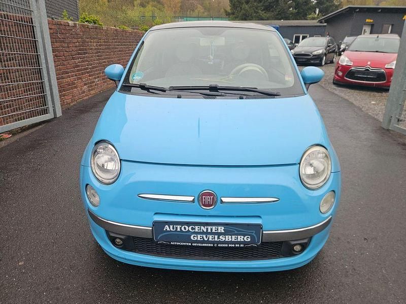 Gebraucht Fiat 500 Lounge 86 PS (63 kW) 2010 Blau Kleinwagen