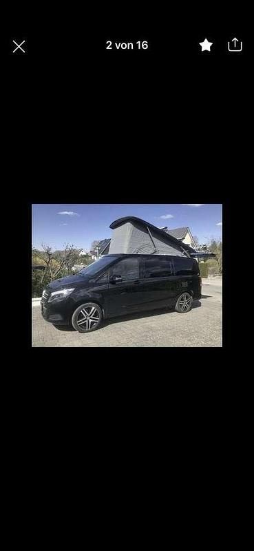 Schwarz Gebraucht 2018 Mercedes V220 Marco Polo Van / Kleinbus | 51.990 € (Etwas zu teuer) - Bild 1/4