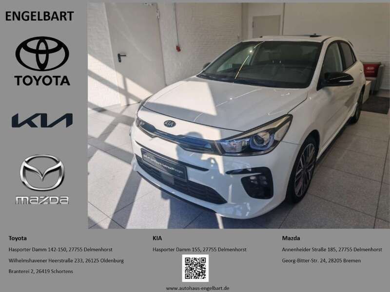 Weiß Gebraucht 2020 Kia Rio GT-Line Kleinwagen | 15.490 € (Fairer Preis) - Bild 1/4
