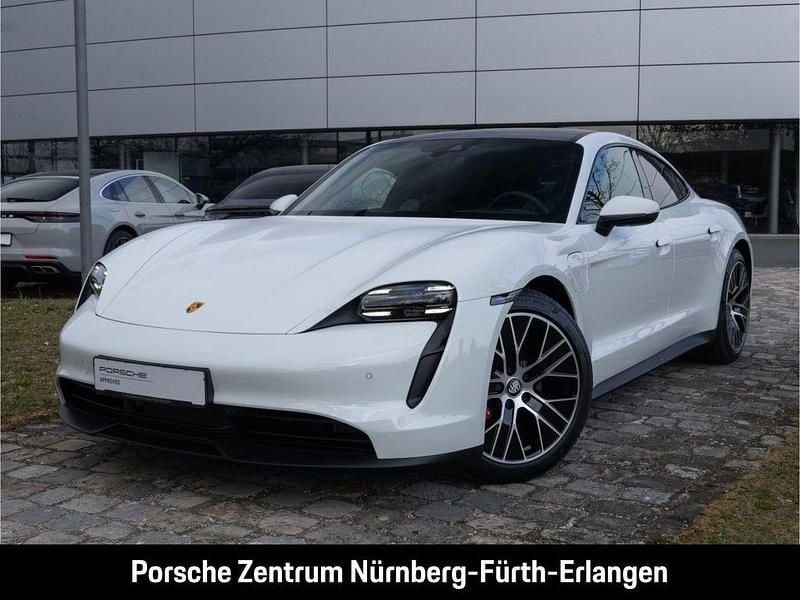 Weiß Gebraucht 2023 Porsche Taycan 4S Limousine | 79.990 € (Superpreis) - Bild 1/4