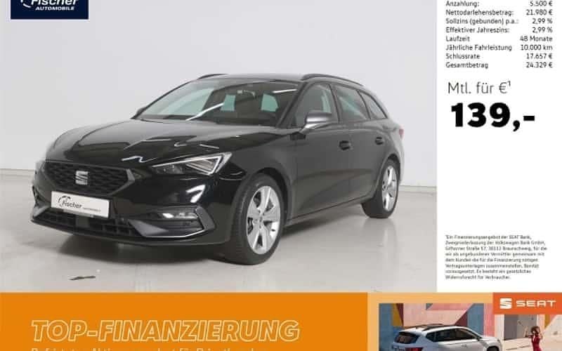 Schwarz Gebraucht 2025 Seat Leon ST FR Kombi | 27.480 € (Fairer Preis) - Bild 1/4