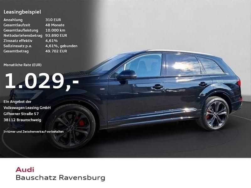 Mythosschwarz Neu 2025 Audi Q7 S-Line SUV | 93.890 € (Fairer Preis) - Bild 1/4