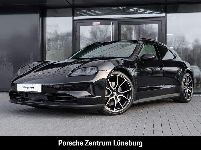 Tiefschwarzmetallic Gebraucht 2024 Porsche Taycan Sport Turismo Limousine | 97.290 € (Guter Preis) - Bild 1/4