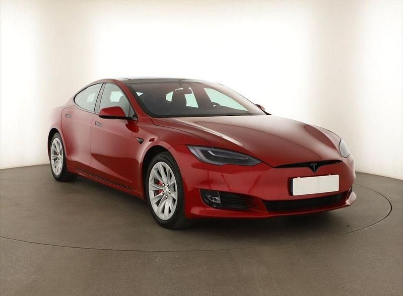 Gebraucht Tesla Model S 450 kW (613 PS) 2018 Rot Kleinwagen