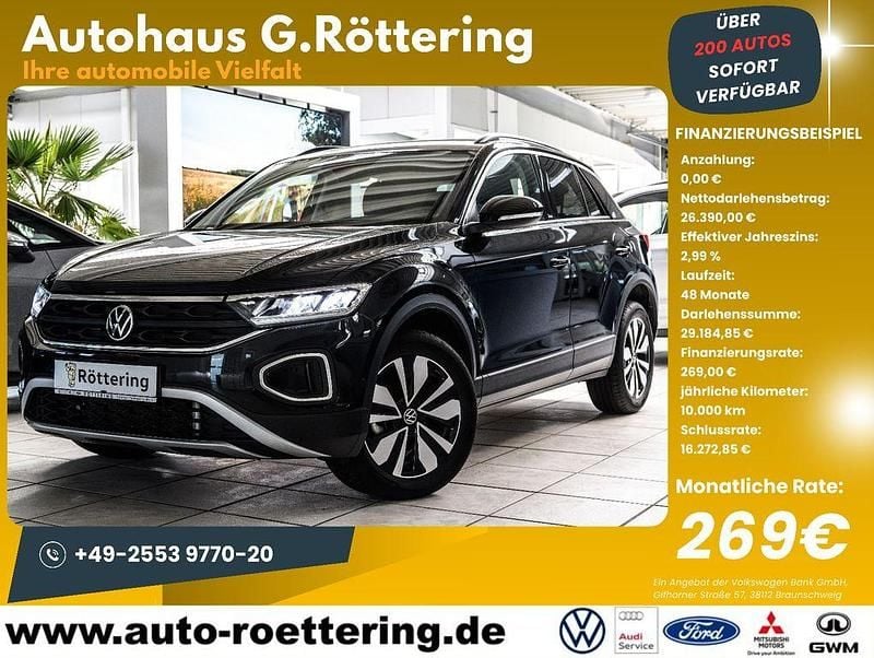 Gebraucht VW T-Roc Move 150 PS (110 kW) 2024 Schwarz SUV