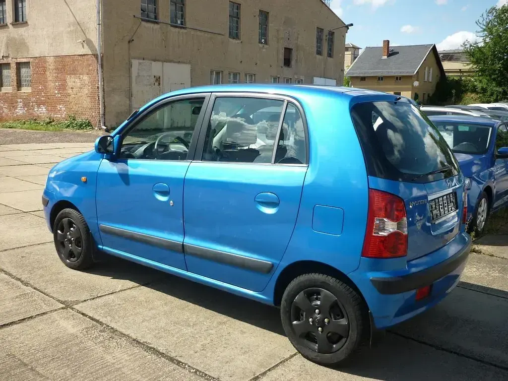 Gebraucht Hyundai Atos 58 PS (42 kW) 2004 Blau Kleinwagen