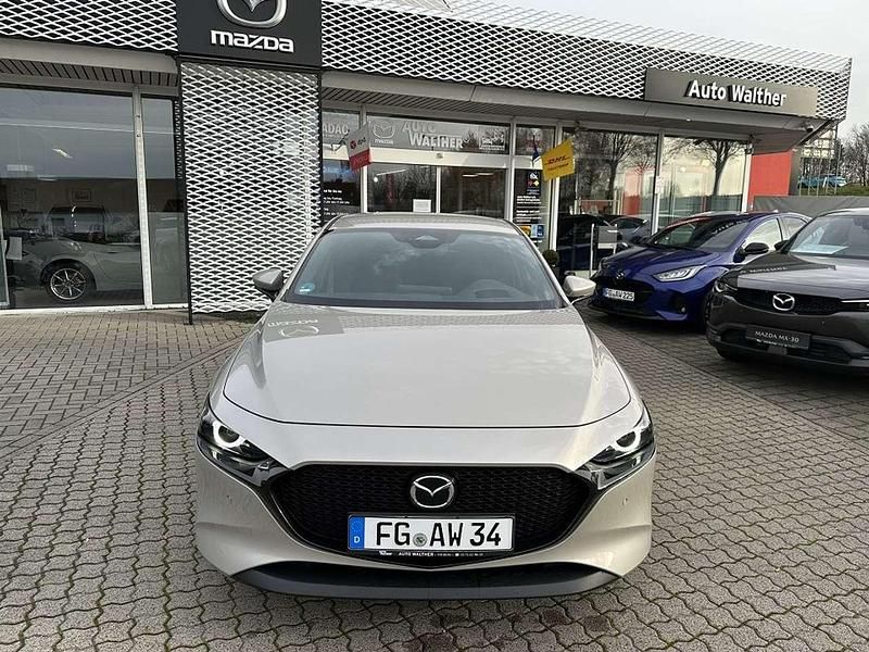 Gebraucht Mazda 3 Exclusive-Line 186 PS (136 kW) 2024 Platinum quartz m (metallic) Limousine