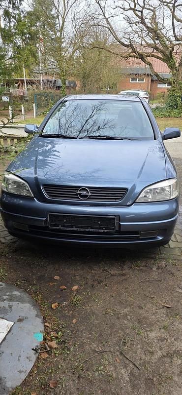 Occasion Opel Astra 75 ch (55 kW) 1998 Bleue Coupé