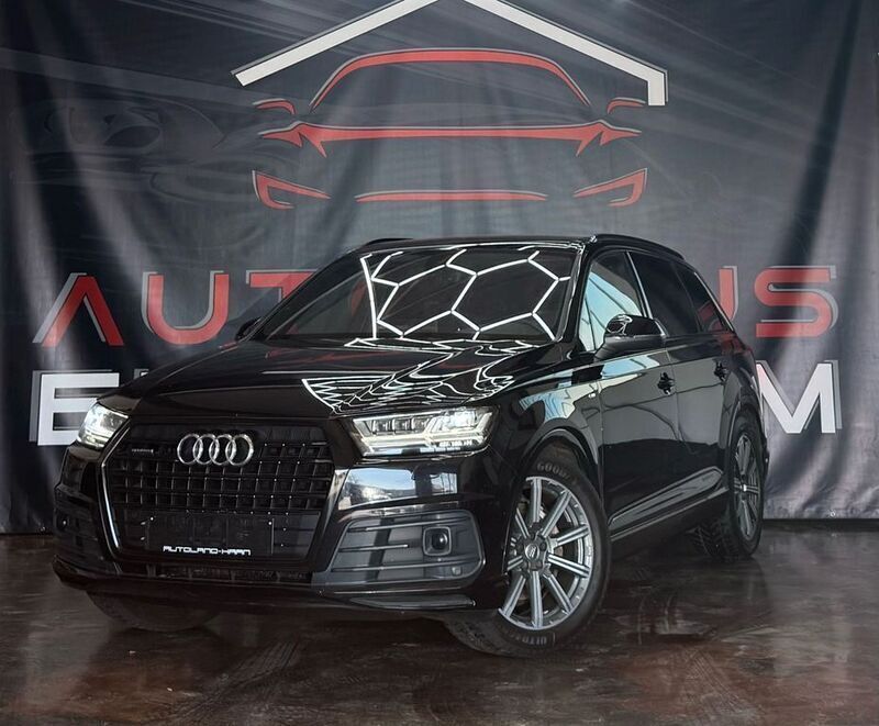 Schwarz Gebraucht 2015 Audi Q7 S-Line SUV | 28.999 € (Etwas zu teuer) - Bild 1/4