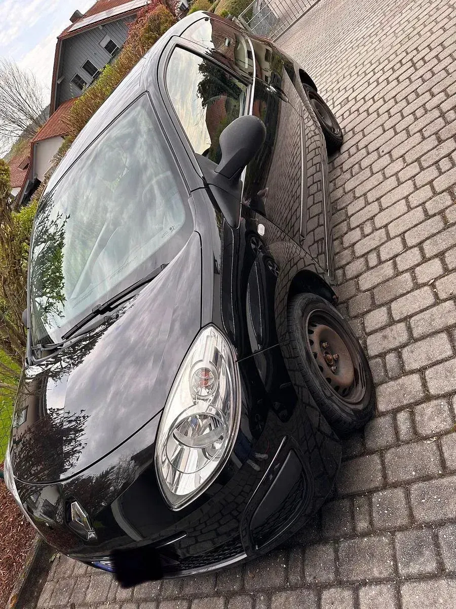 Gebraucht Renault Twingo Authentique 58 PS (42 kW) 2009 Schwarz Kleinwagen