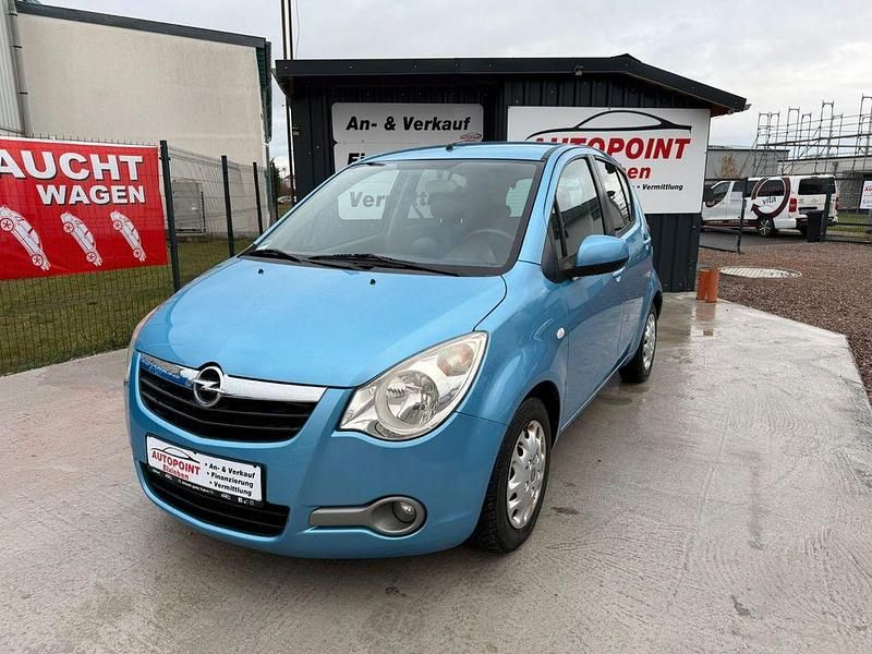 Blau Gebraucht 2008 Opel Agila Kleinwagen | 2.990 € (Guter Preis) - Bild 1/4
