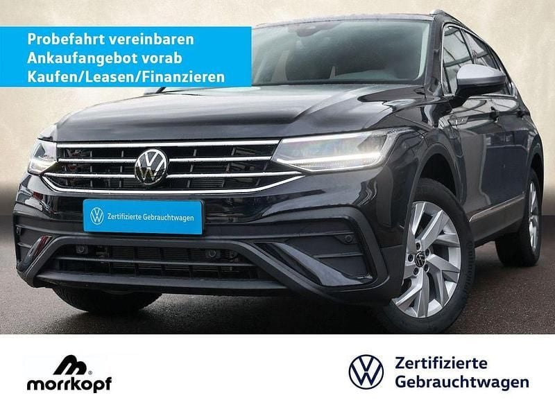 Deep black perleffekt (schwarz), perleffekt Gebraucht 2025 VW Tiguan Allspace SUV | 38.750 € (Fairer Preis) - Bild 1/4