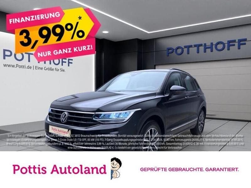 Schwarz Gebraucht 2022 VW Tiguan Life SUV | 24.377 € (Guter Preis) - Bild 1/4